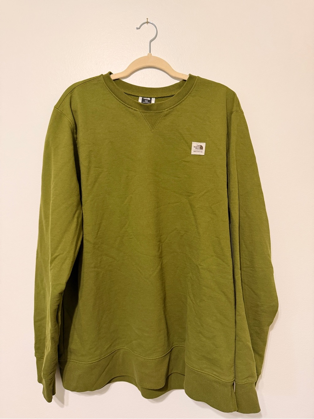The North Face Olive Green Crewneck Sweatshirt